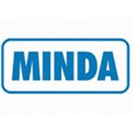 Logo of a company named MINDA.