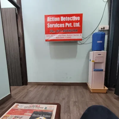 Action Detective Services Pvt Ltd - on a board inside a room.